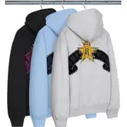 Supreme Crest Zip Up Hooded Sweatshirt
