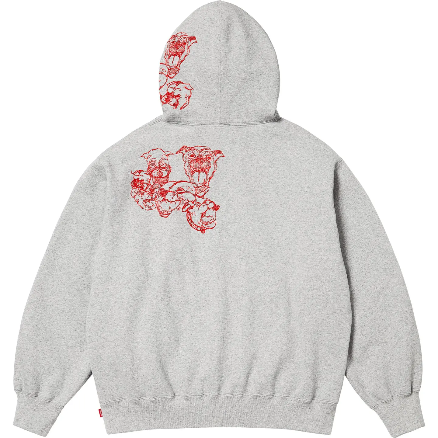 Supreme Supreme Pitbulls Embroidered Hooded Sweatshirt