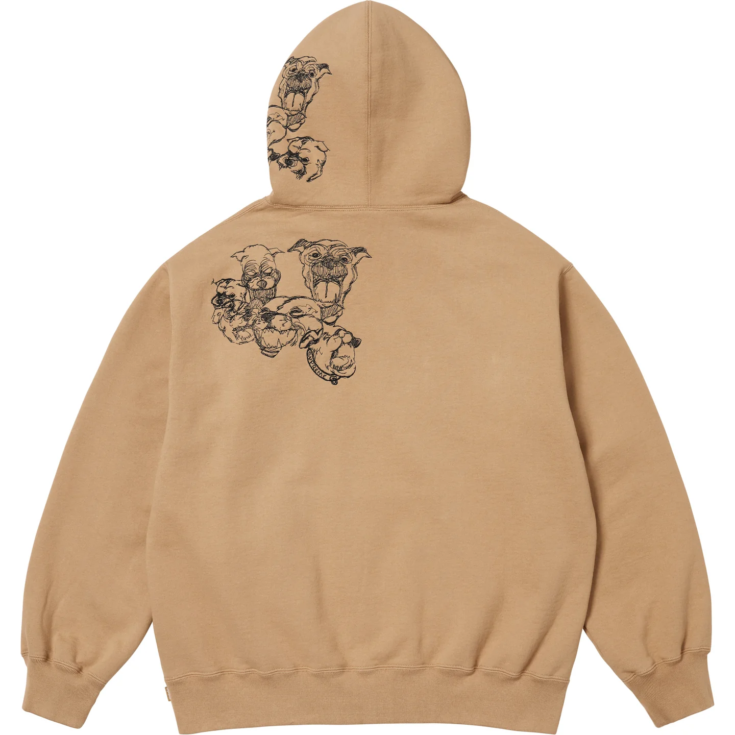 Supreme Supreme Pitbulls Embroidered Hooded Sweatshirt