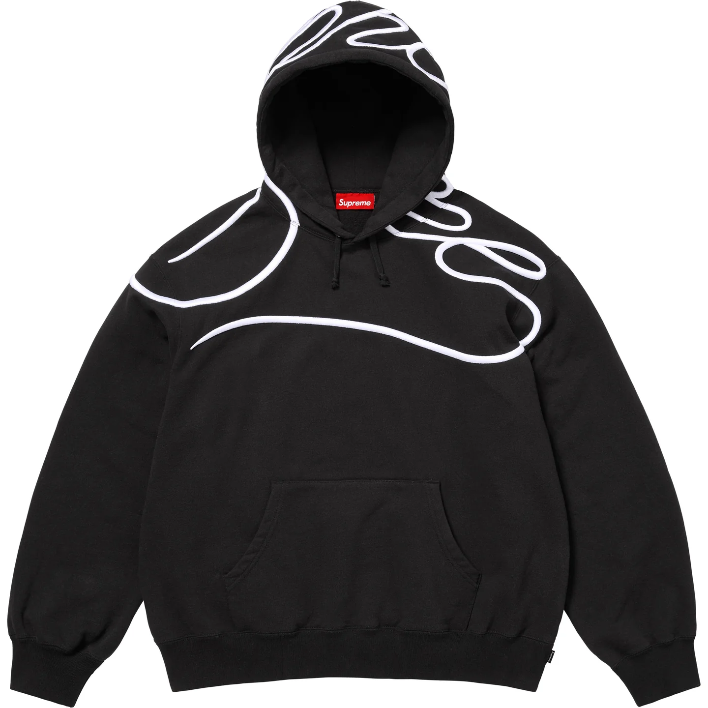 Supreme Supreme Shoulder Script Hooded Sweatshirt