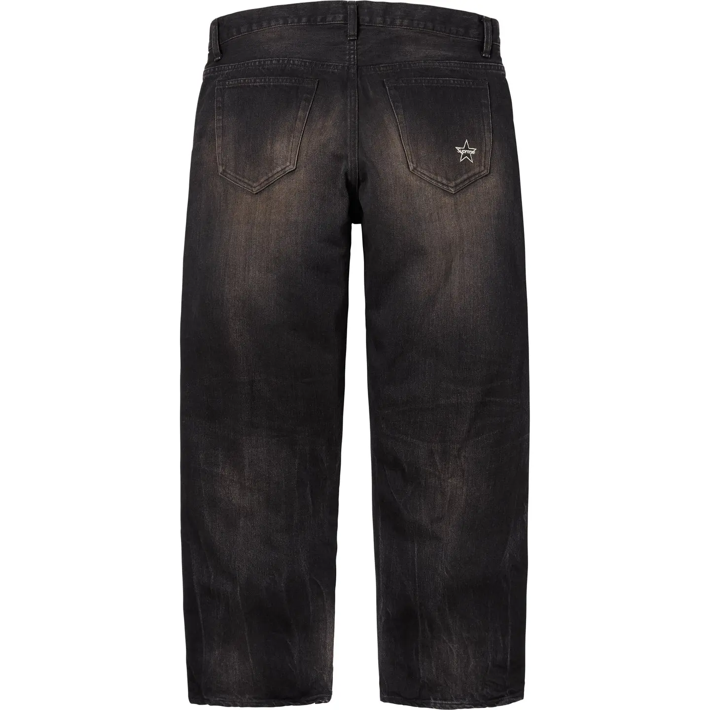 Supreme Supreme Distressed Loose Fit Selvedge Jean