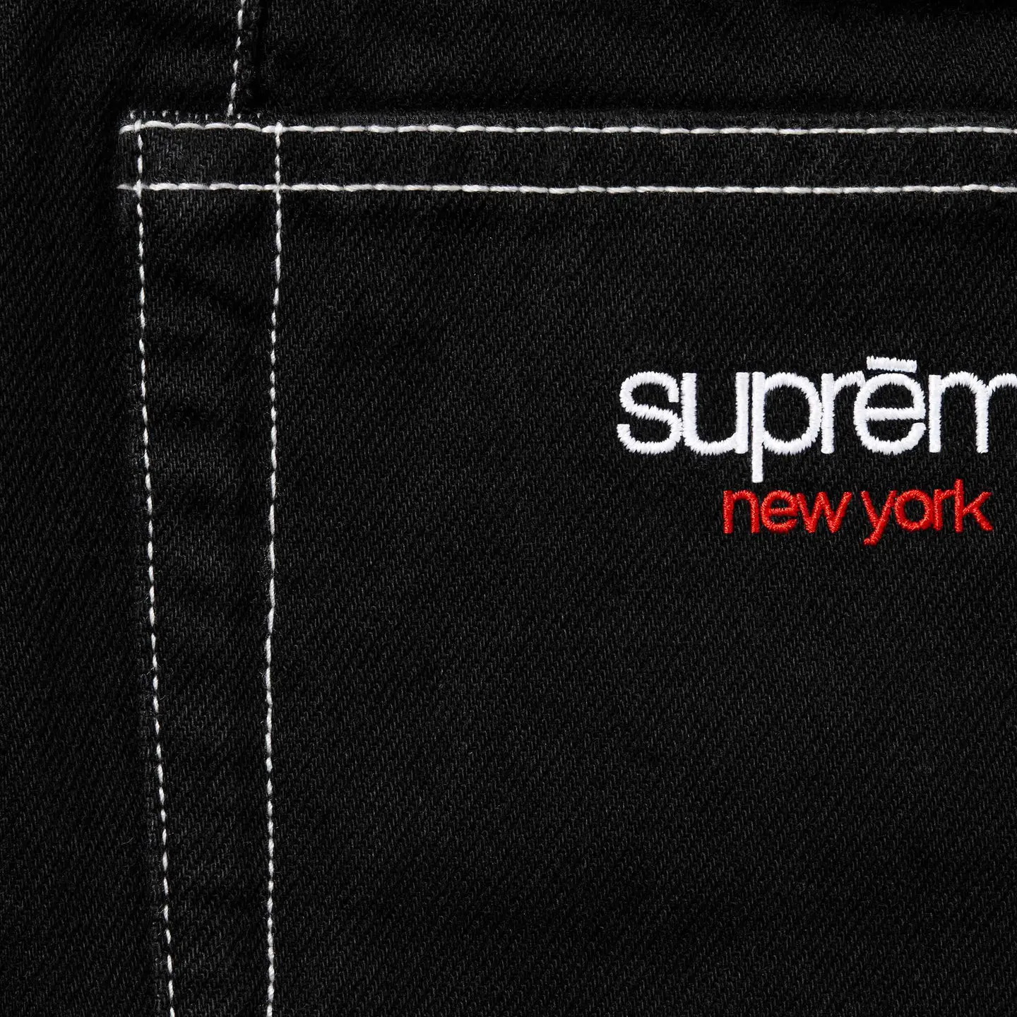 Supreme Supreme Paneled Stripe Baggy Jean