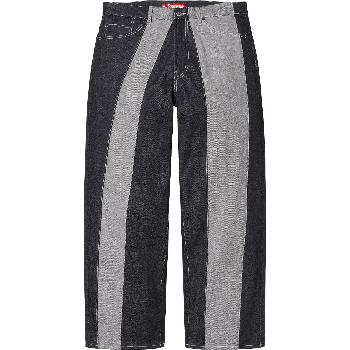 Supreme Supreme Paneled Stripe Baggy Jean