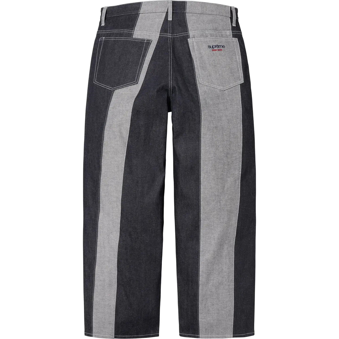 Supreme Supreme Paneled Stripe Baggy Jean
