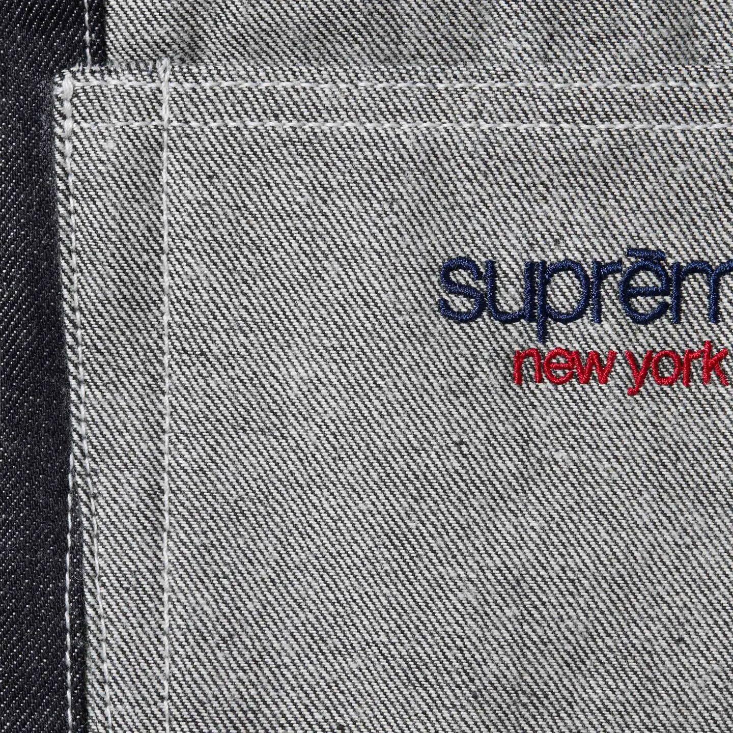 Supreme Supreme Paneled Stripe Baggy Jean