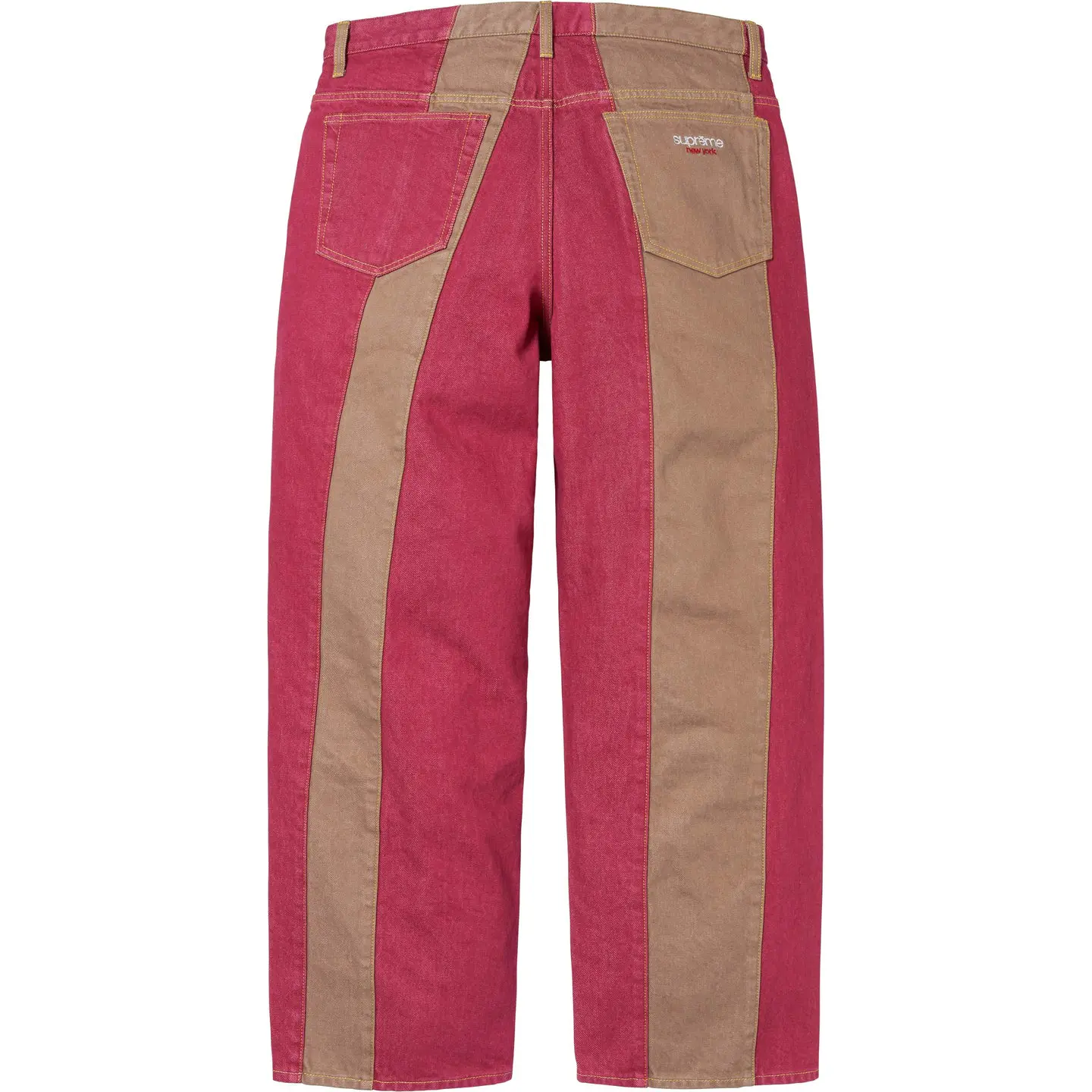Supreme Supreme Paneled Stripe Baggy Jean