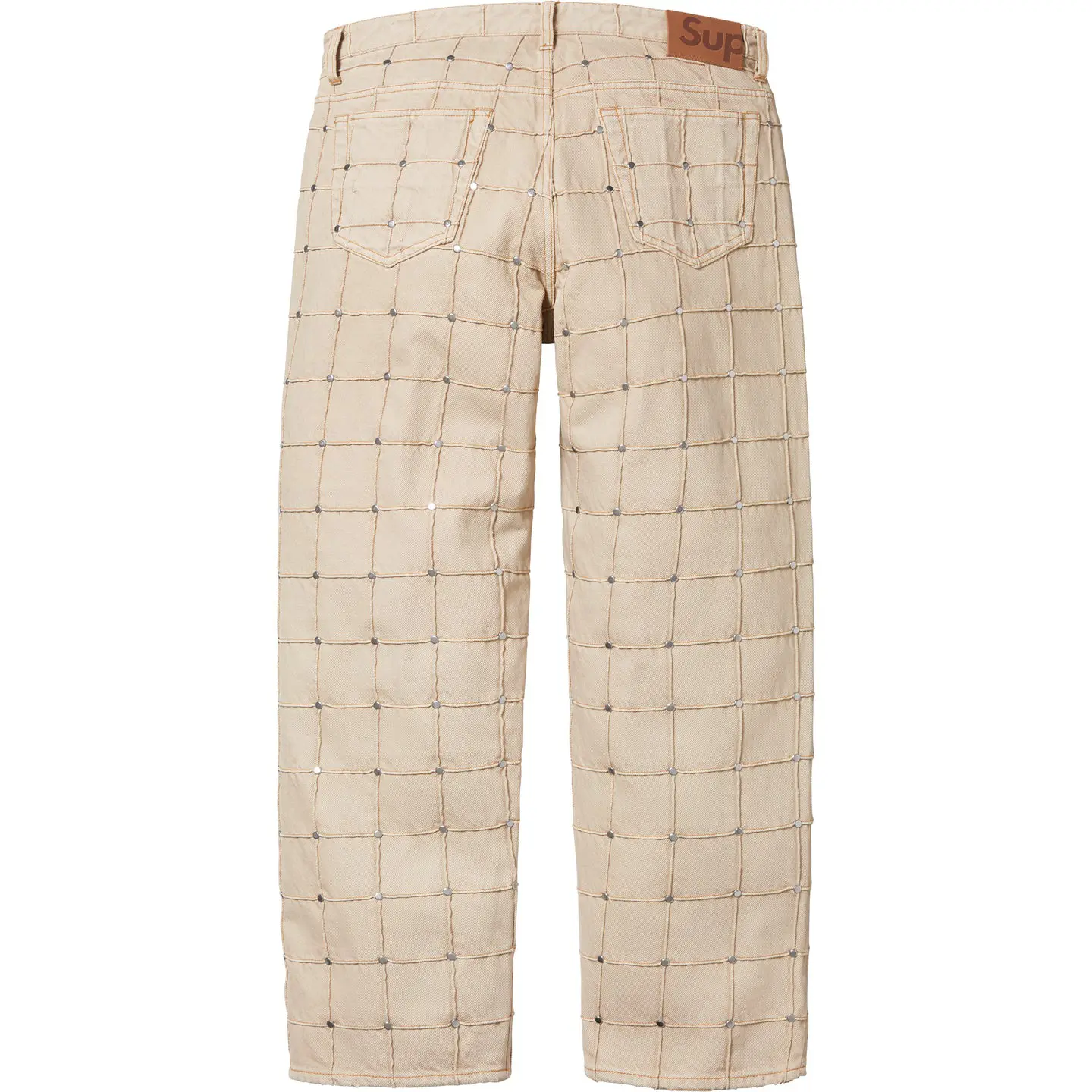 Supreme Supreme Studded Seam Loose Fit Jean
