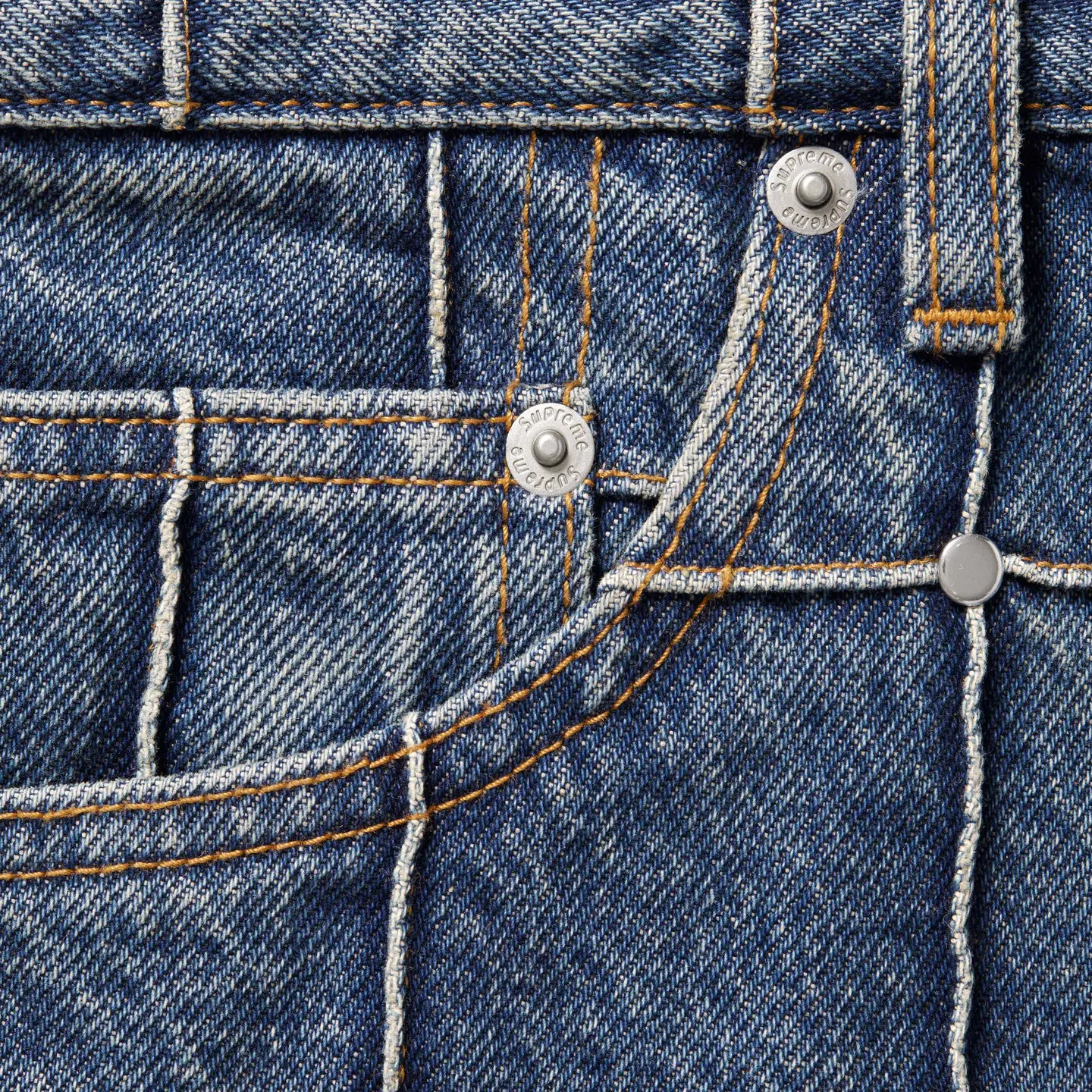 Supreme Supreme Studded Seam Loose Fit Jean