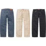Supreme Studded Seam Loose Fit Jean