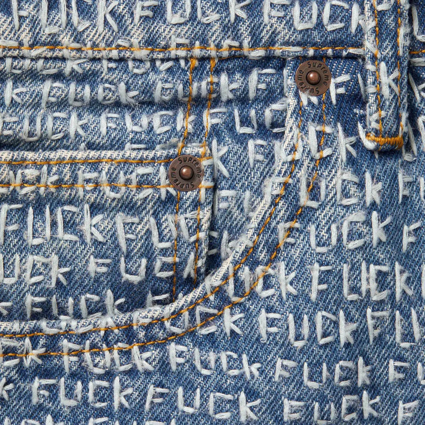 Supreme Fuck Stitch Loose Fit Jean
