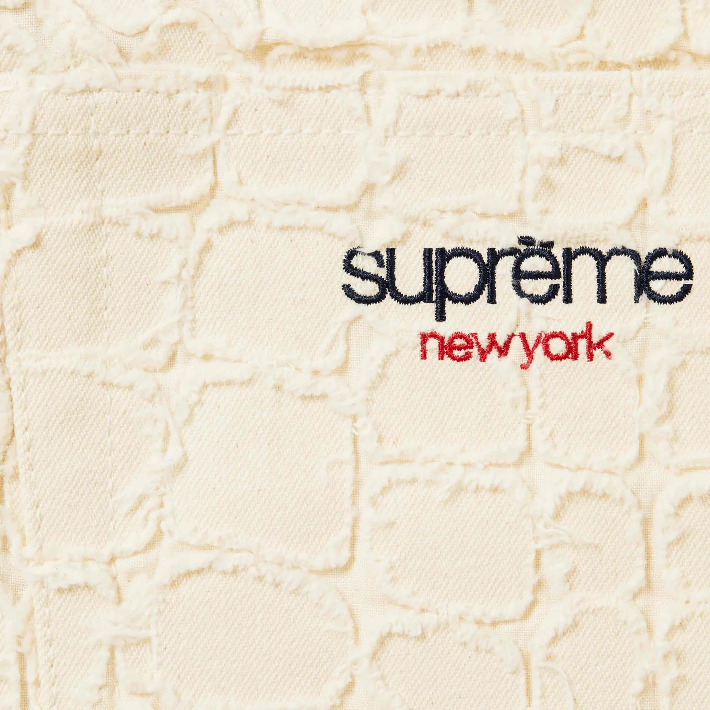 Supreme Supreme Frayed Croc Baggy Denim Short