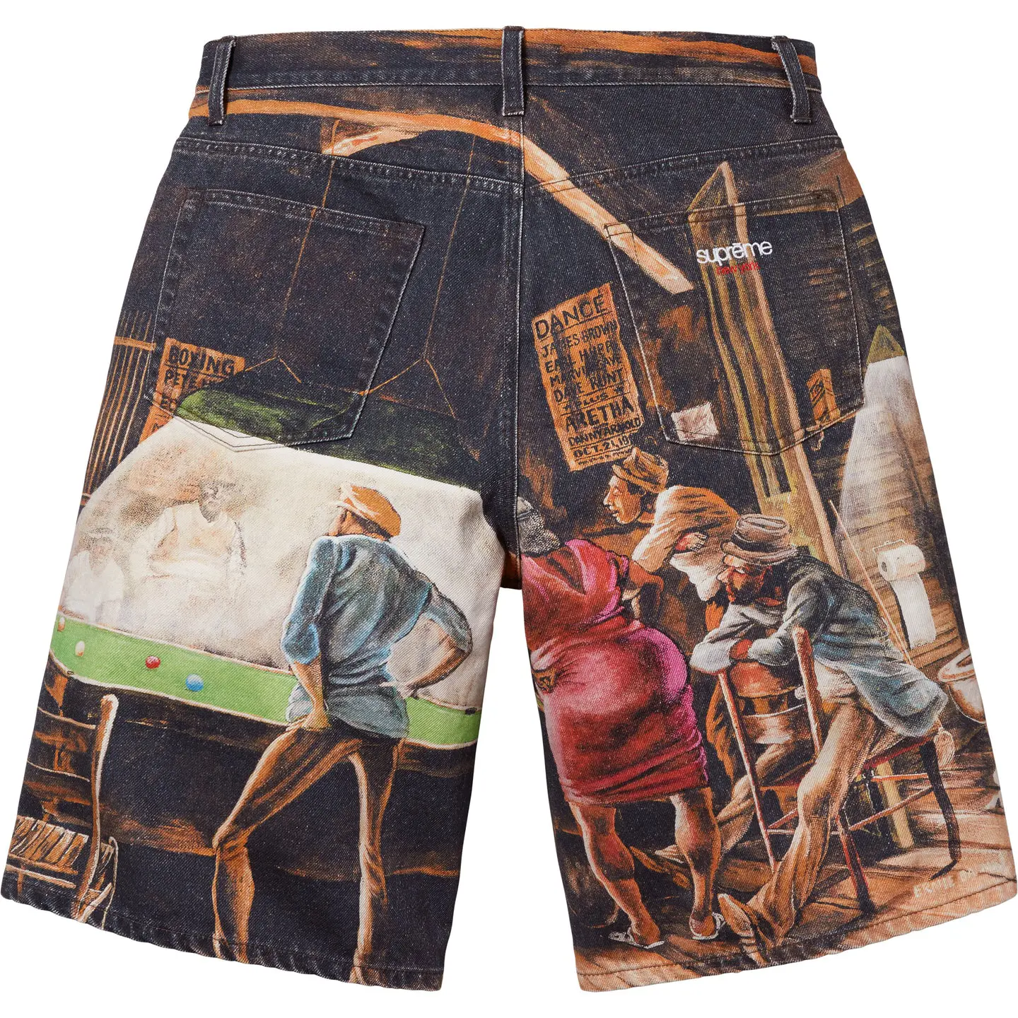 Supreme Supreme/Ernie Barnes Baggy Denim Short