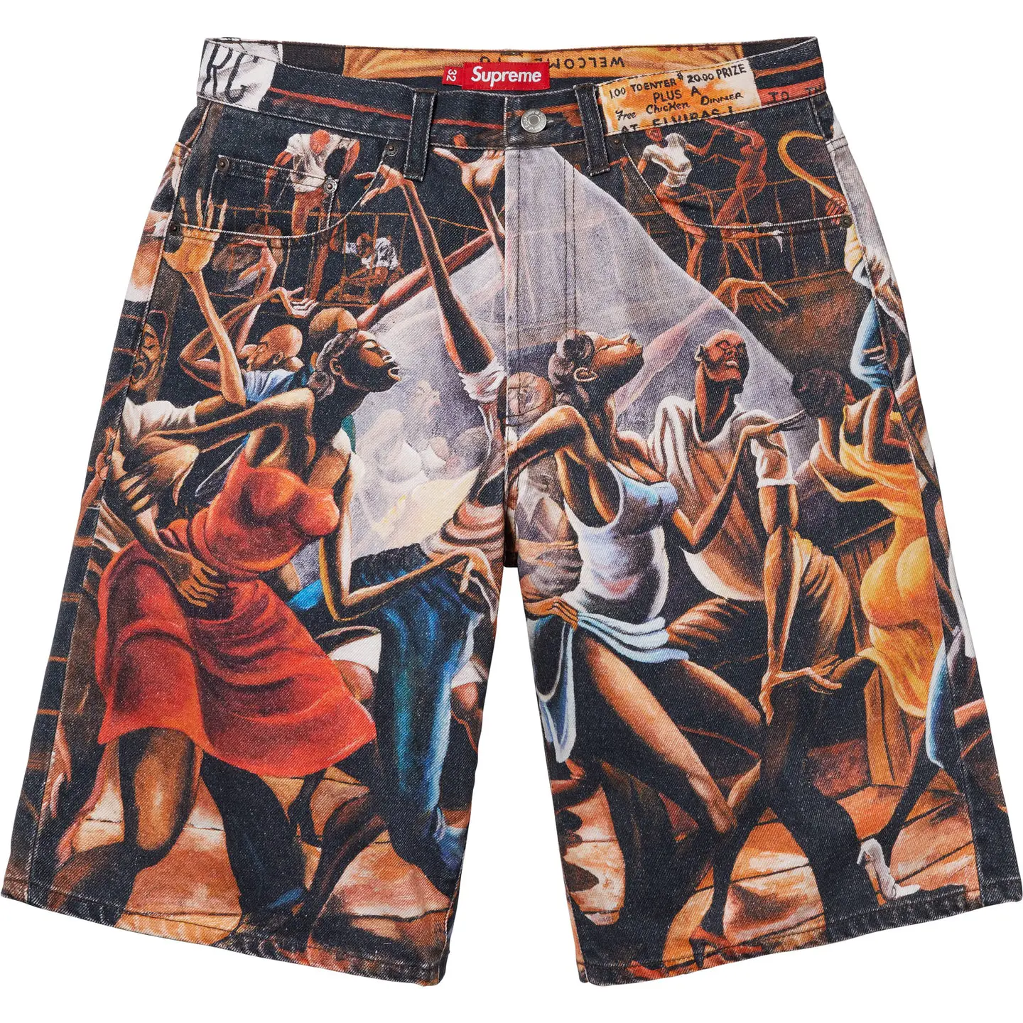 Supreme Supreme/Ernie Barnes Baggy Denim Short
