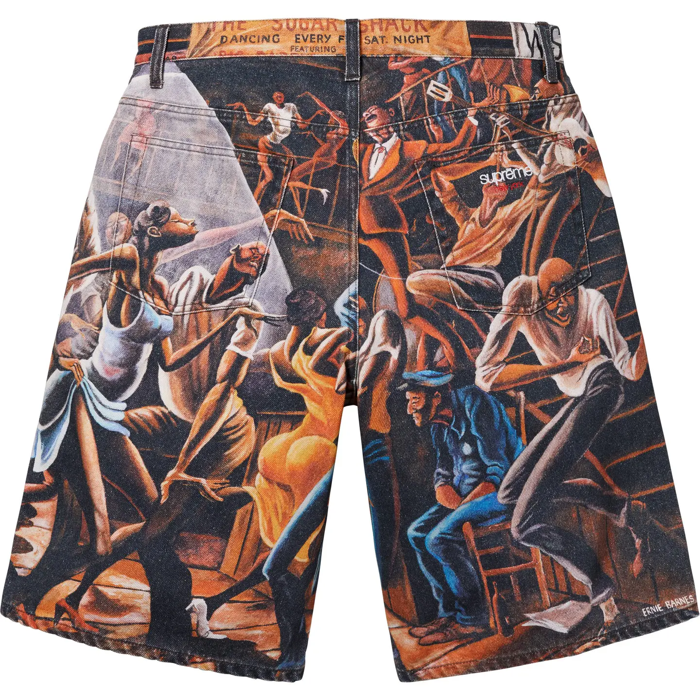 Supreme Supreme/Ernie Barnes Baggy Denim Short