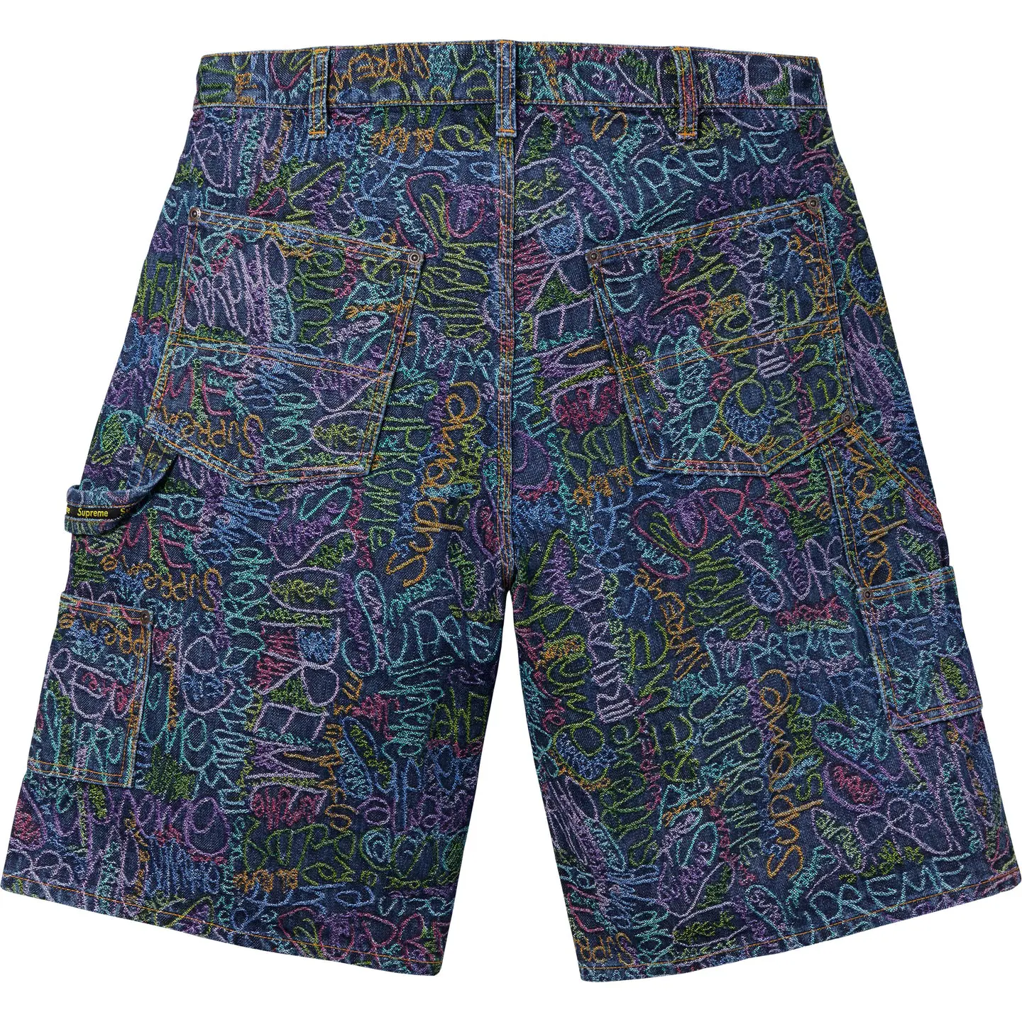 Supreme Supreme Handwriting Double Knee Denim Short