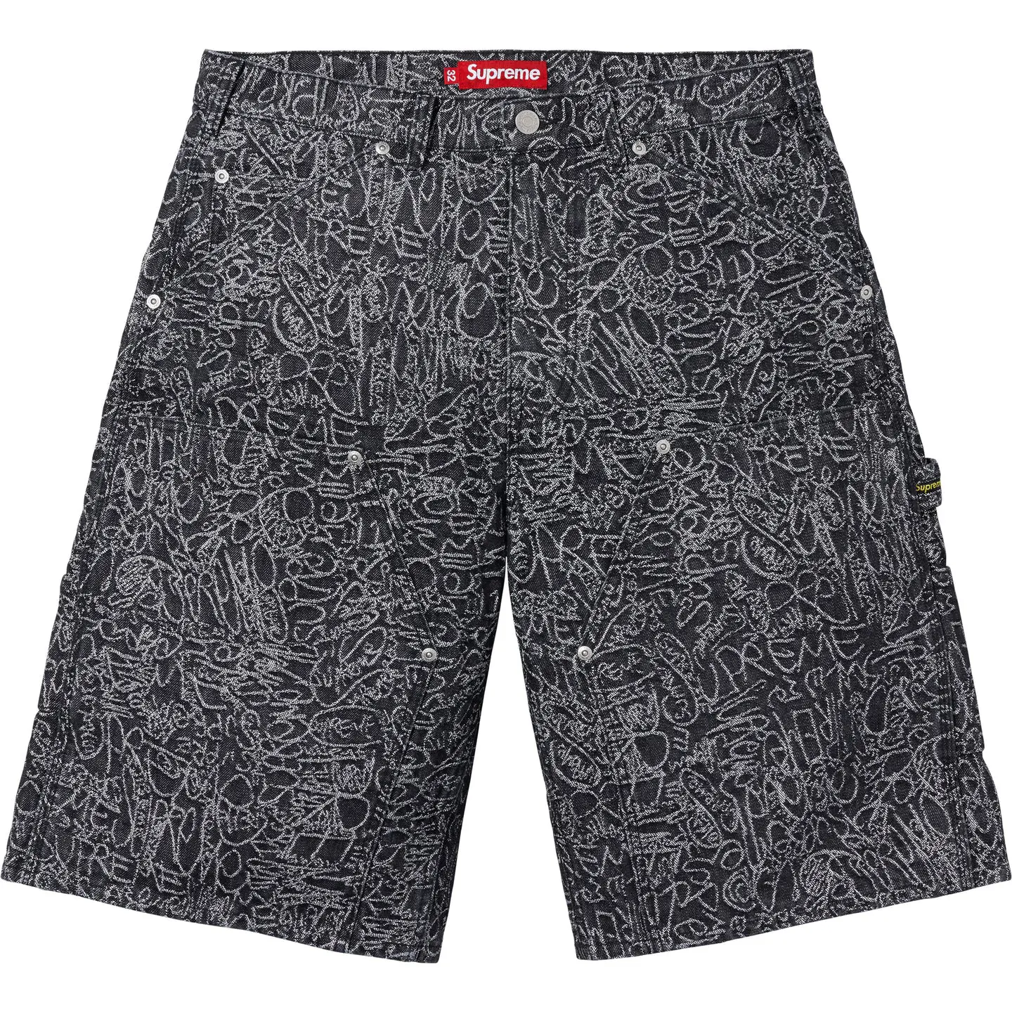 Supreme Supreme Handwriting Double Knee Denim Short