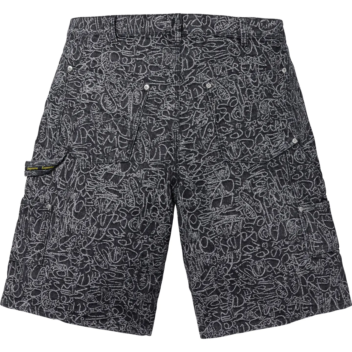 Supreme Supreme Handwriting Double Knee Denim Short