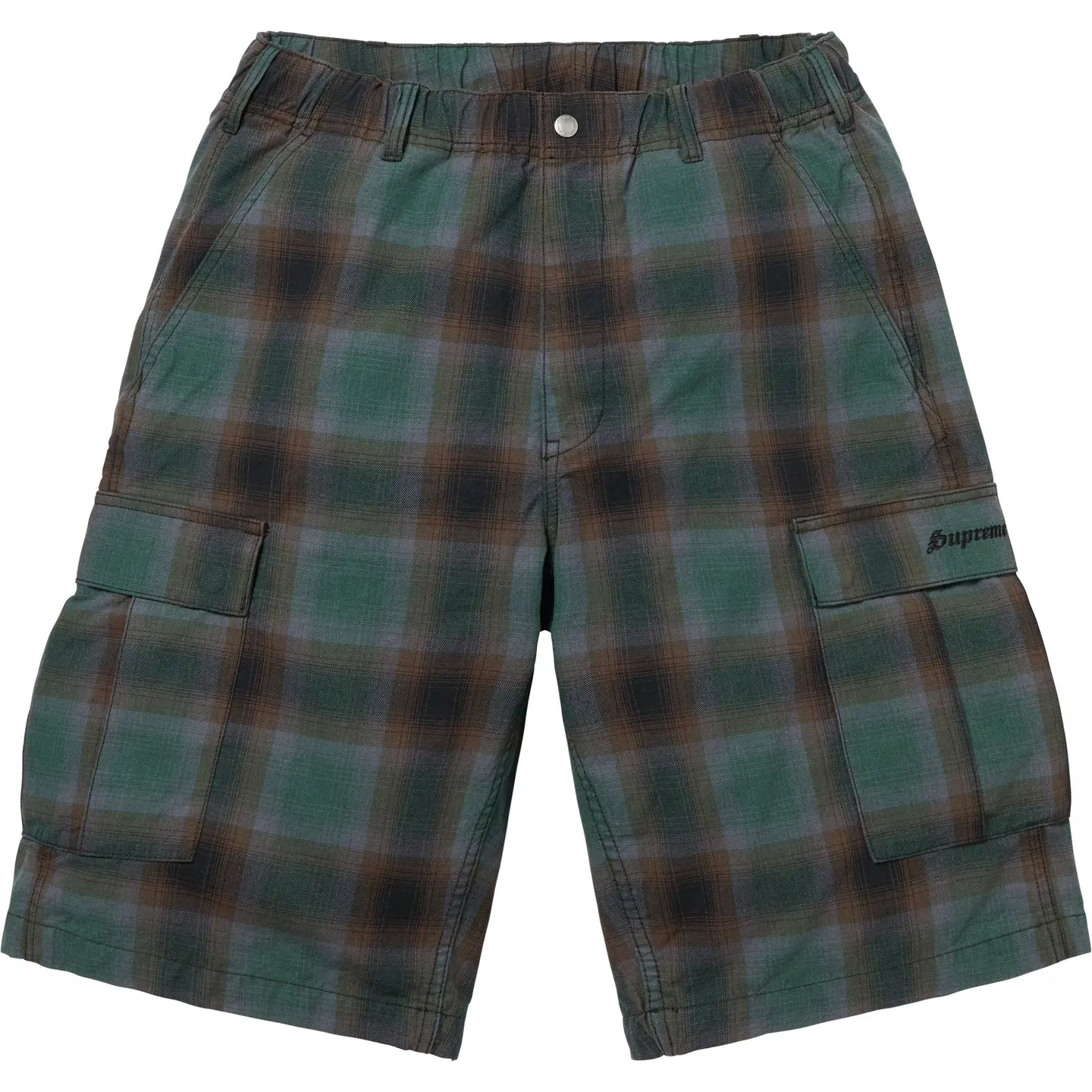 Supreme Supreme Shadow Plaid Cargo Short