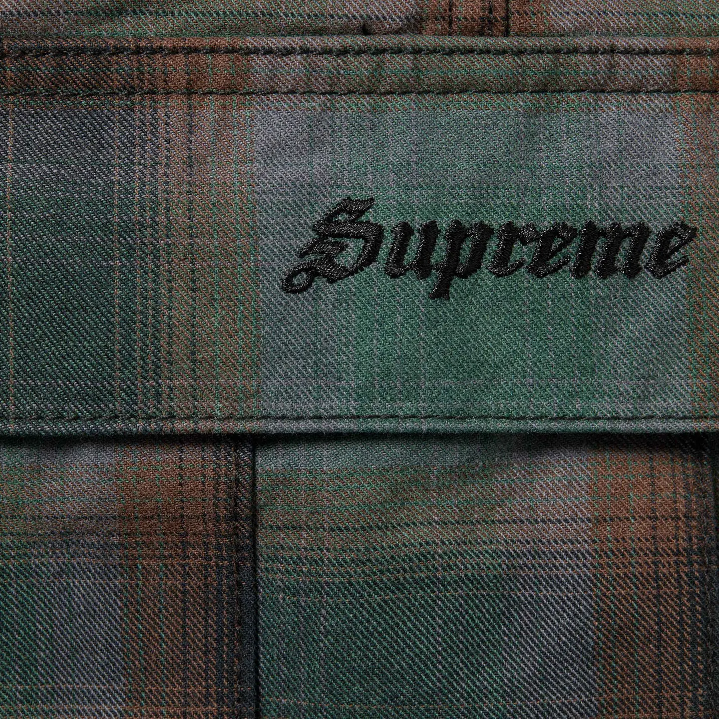 Supreme Supreme Shadow Plaid Cargo Short