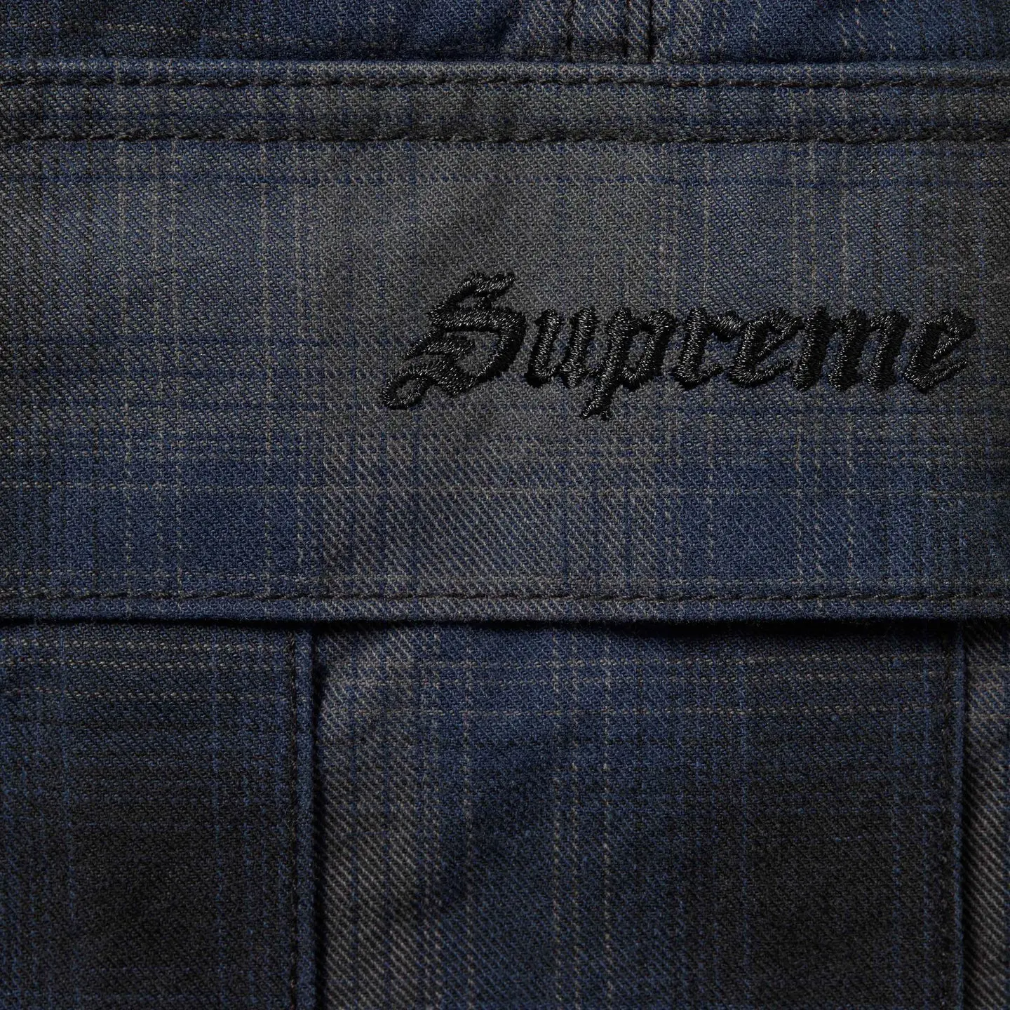 Supreme Supreme Shadow Plaid Cargo Short