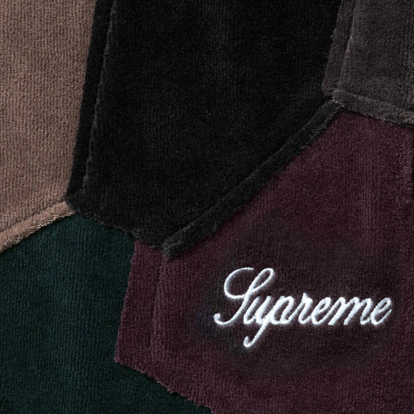 Supreme Supreme Patchwork Velour Short