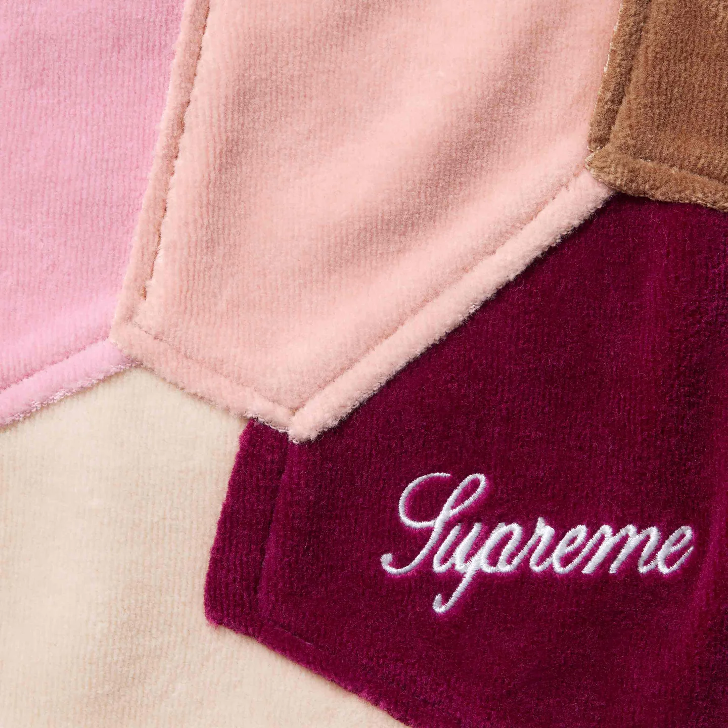 Supreme Supreme Patchwork Velour Short