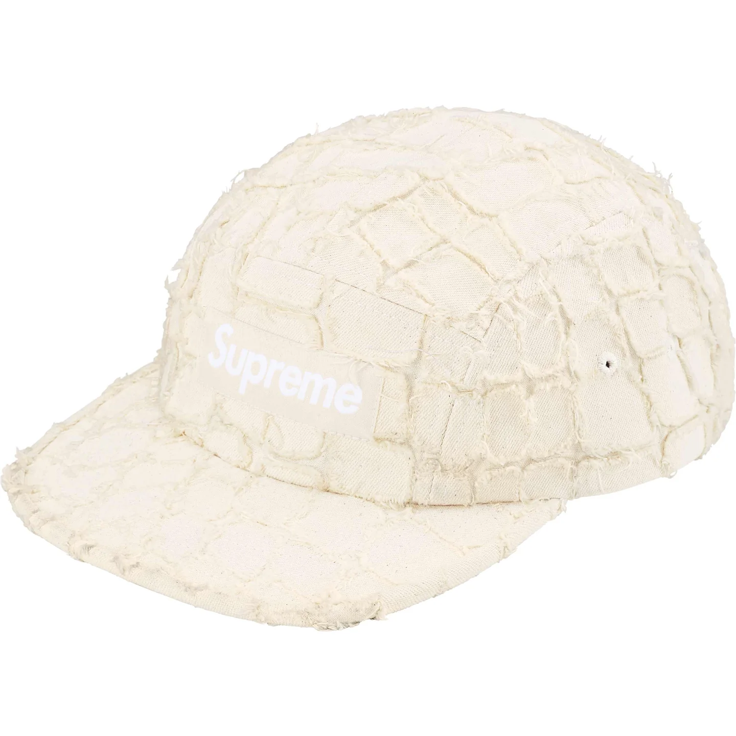 Supreme Supreme Frayed Croc Denim Camp Cap