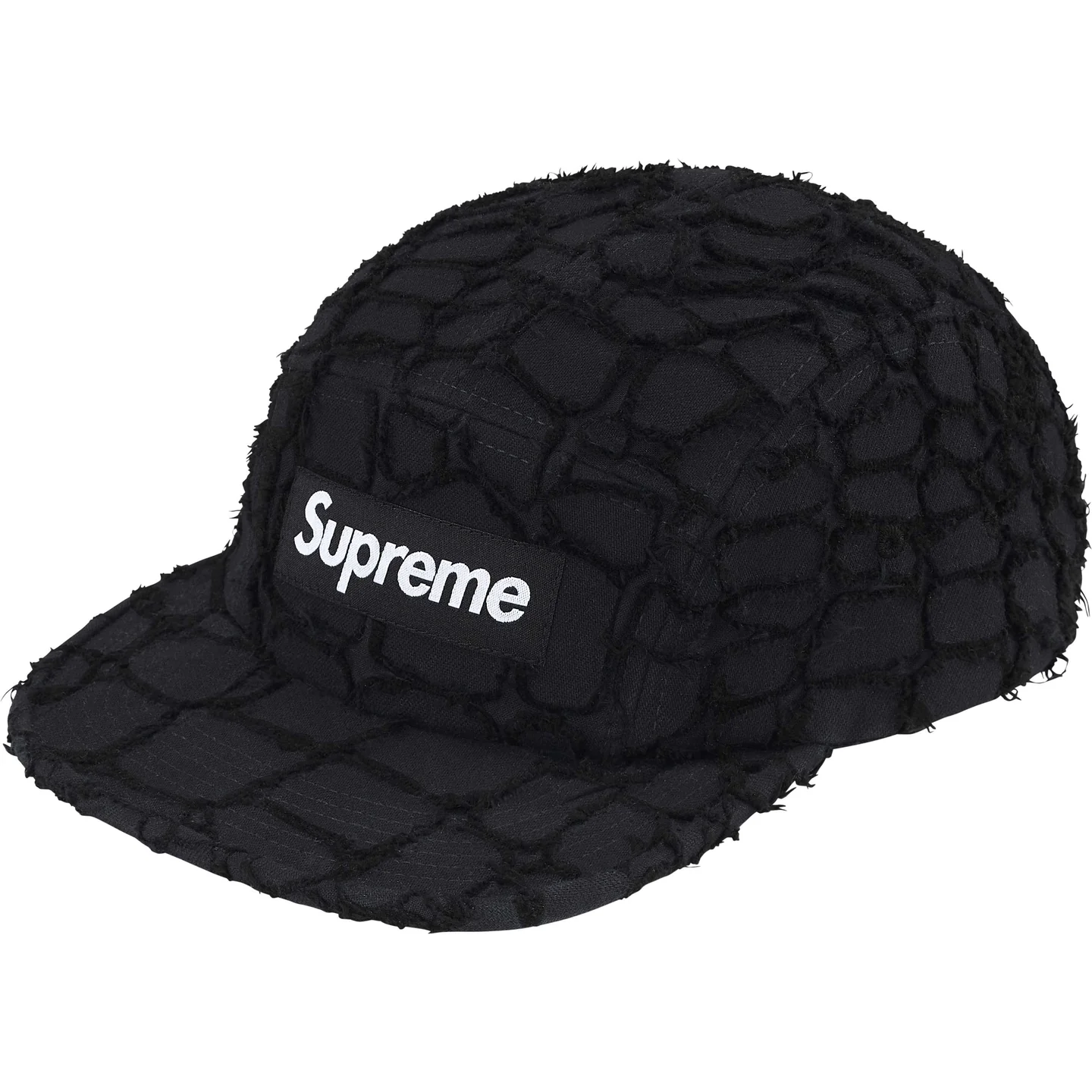 Supreme Supreme Frayed Croc Denim Camp Cap