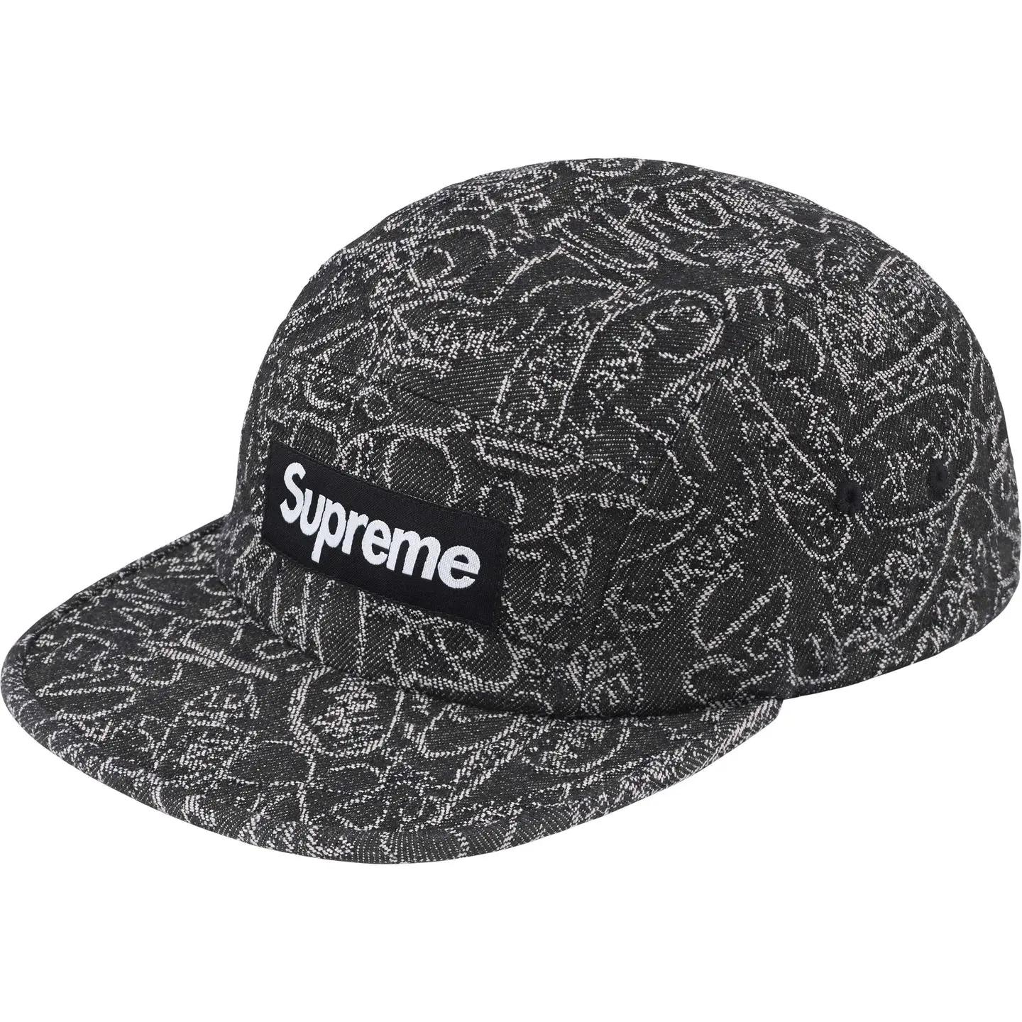 Supreme Supreme Handwriting Denim Camp Cap