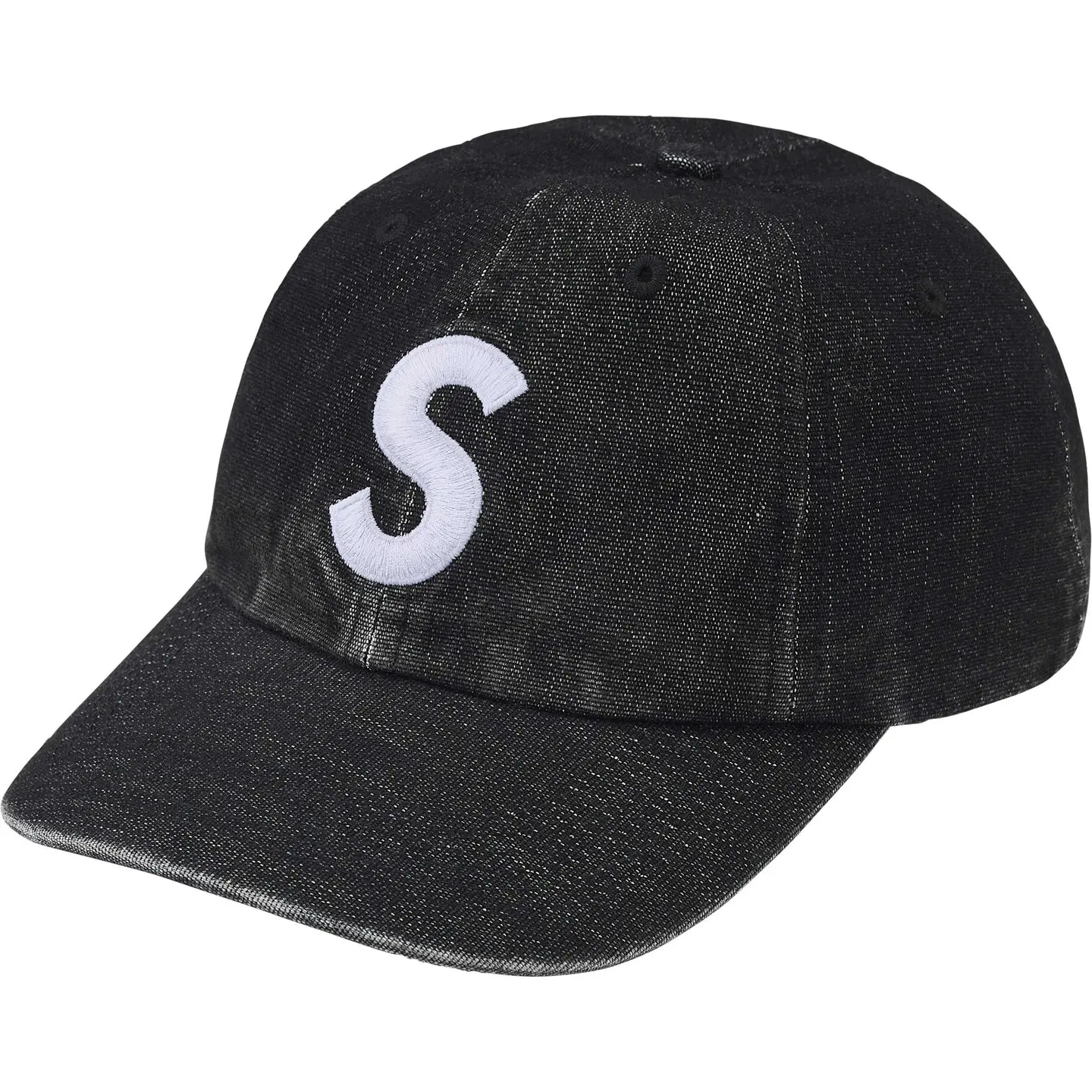 Supreme Corduroy S Logo 6 Panel Black - SS17 - US