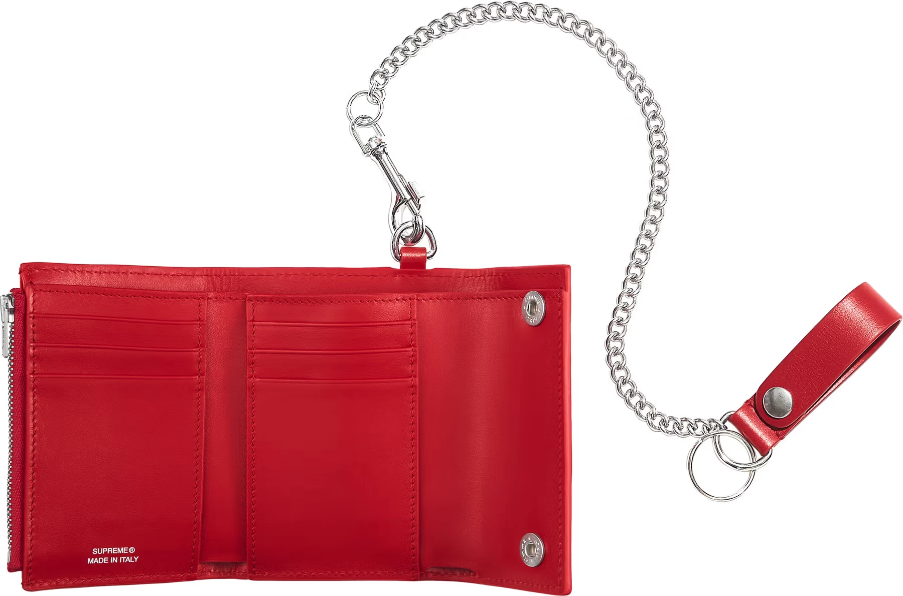 Supreme Leather Chain Wallet