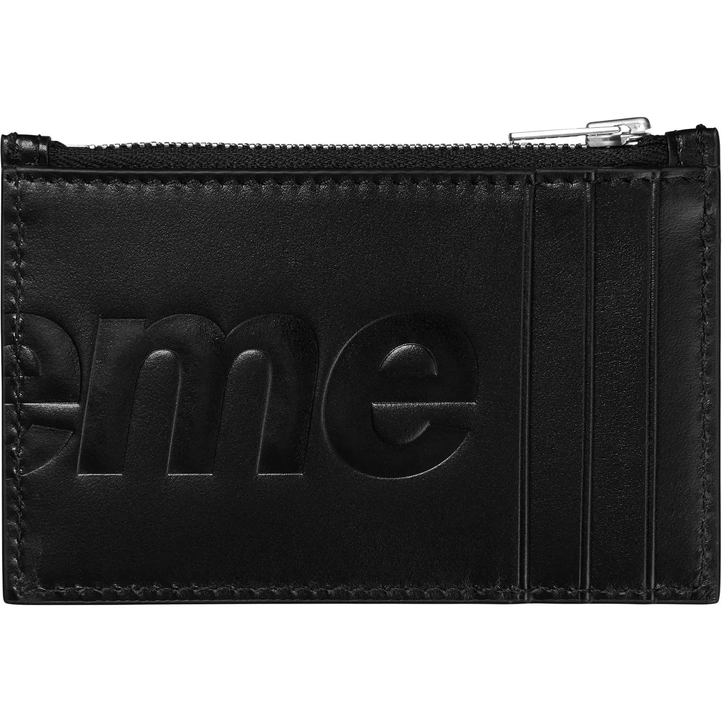 Supreme Supreme Leather Zip Card Holder
