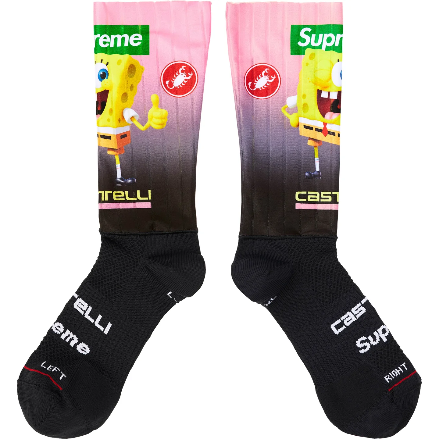 Supreme Supreme®/SpongeBob SquarePants Castelli® Cycling Sock (1 Pack)