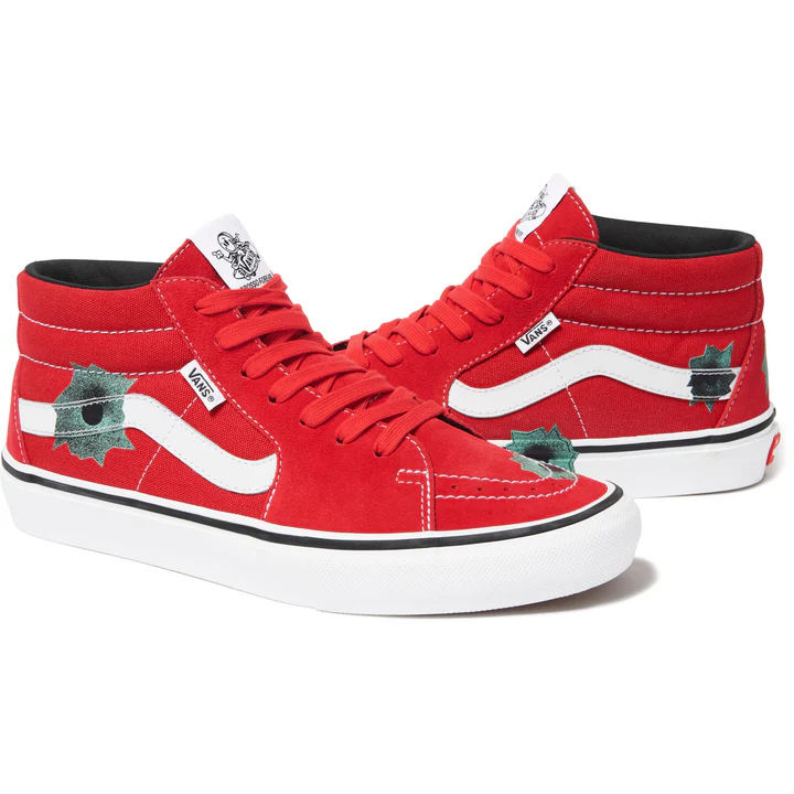 Supreme Supreme Supreme®/Vans®/Nate Lowman Skate Grosso Mid