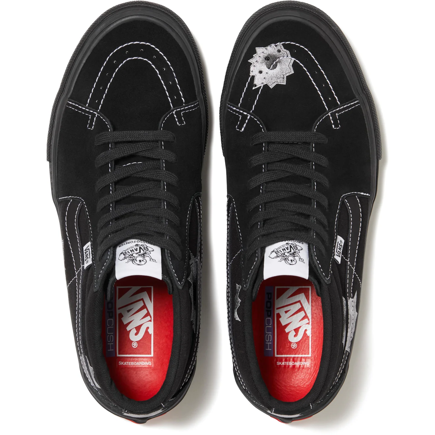 Supreme Supreme Supreme®/Vans®/Nate Lowman Skate Grosso Mid