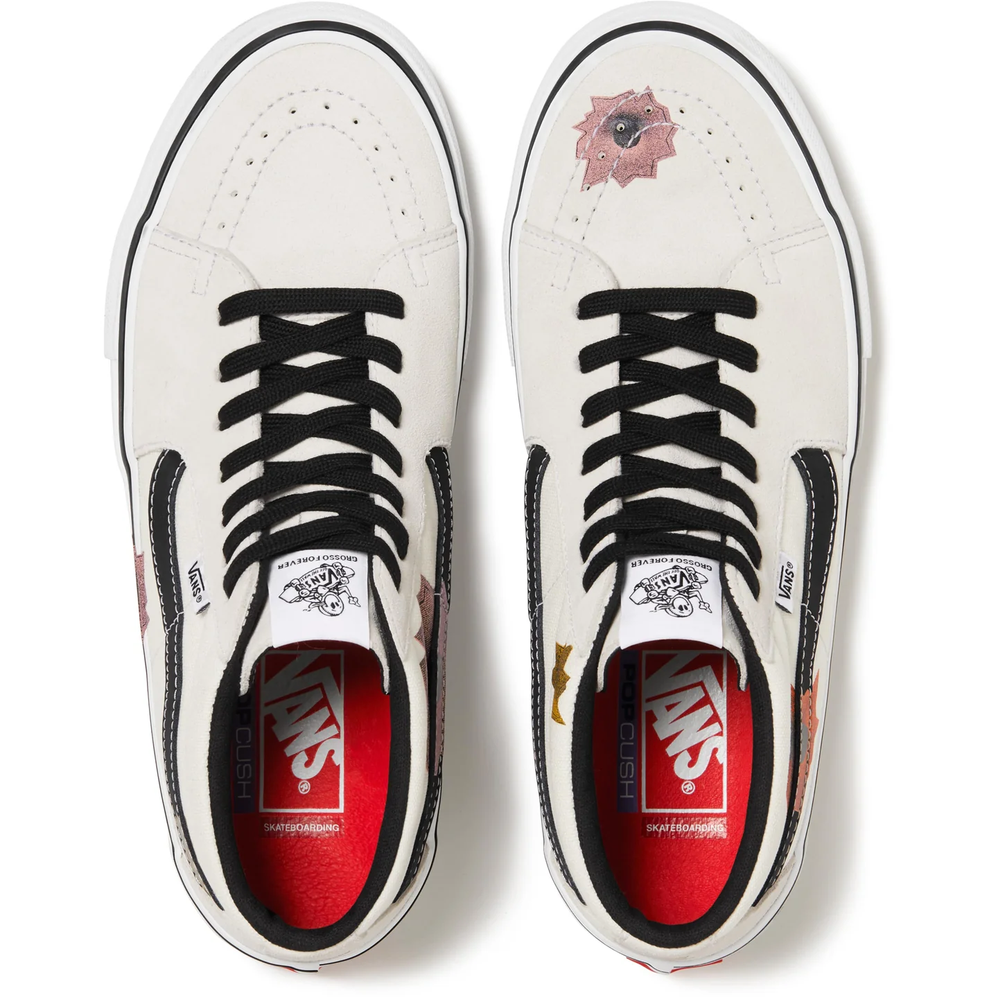 Supreme Supreme Supreme®/Vans®/Nate Lowman Skate Grosso Mid