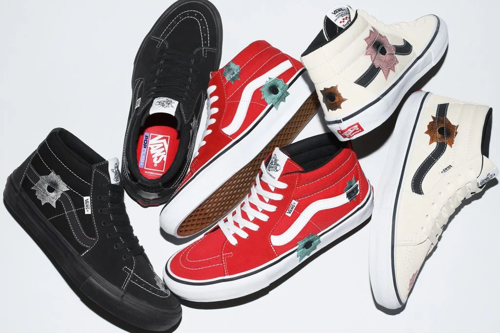 Supreme Supreme Supreme®/Vans®/Nate Lowman Skate Grosso Mid