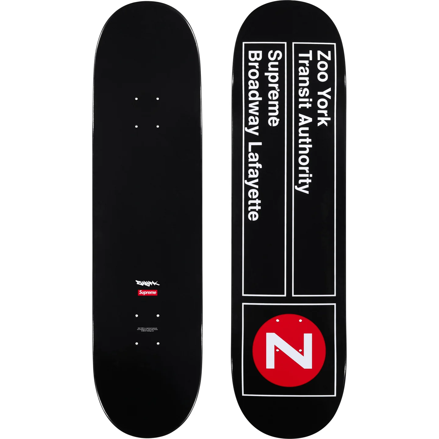 Supreme Supreme Supreme/Zoo York Skateboard