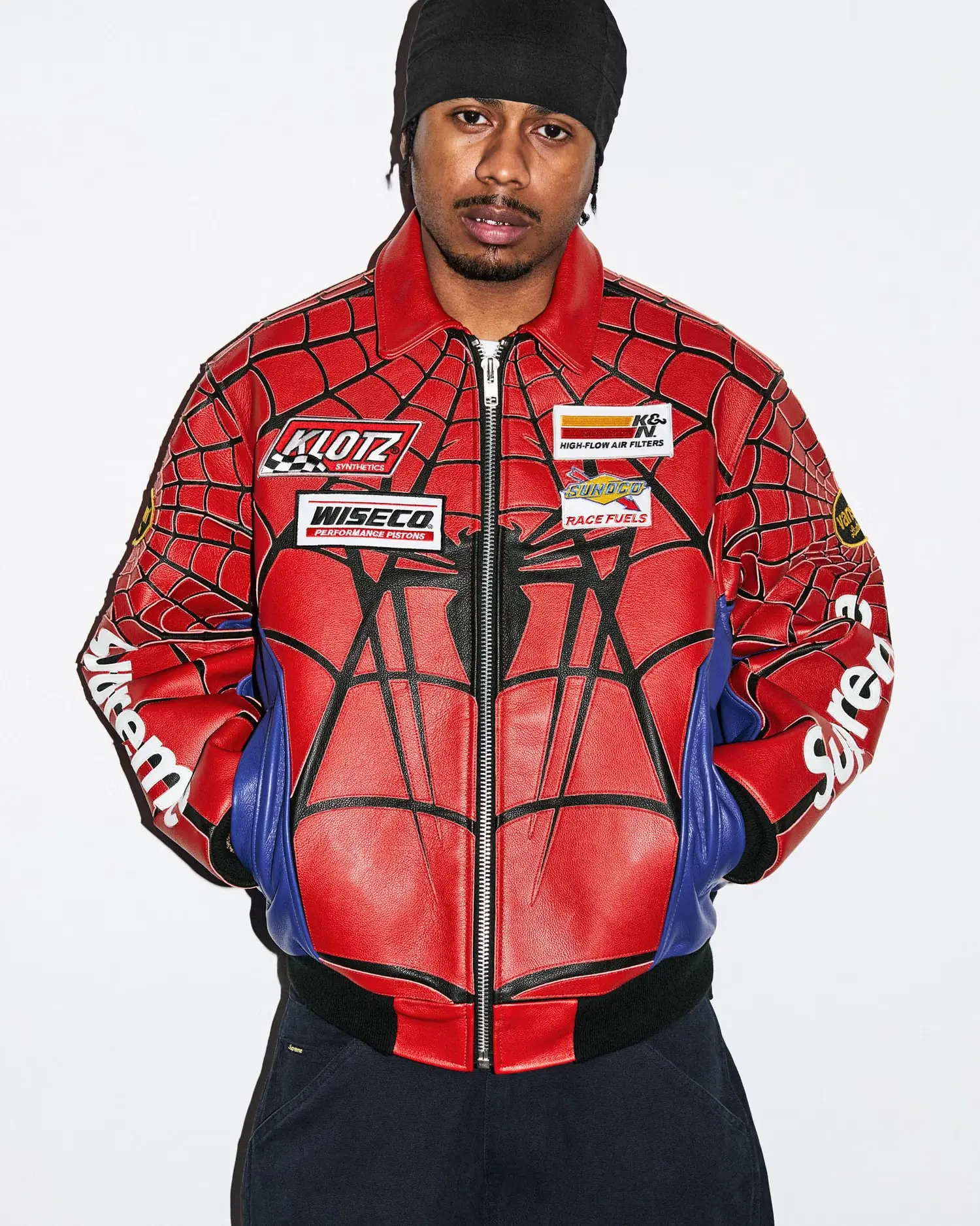 Supreme Supreme Supreme®/Vanson Leathers® Spider-Man Jacket