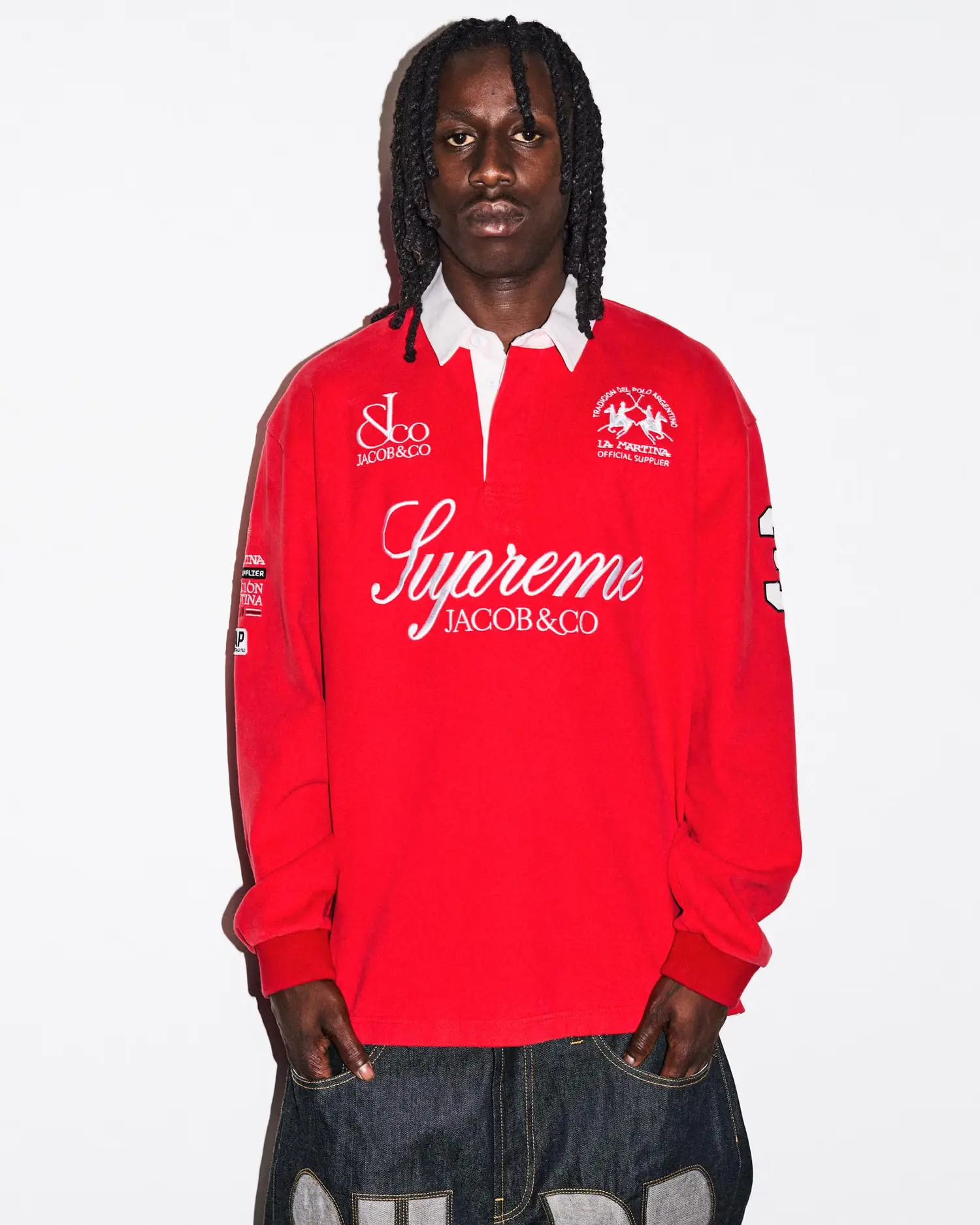 Supreme Inset Spellout Baggy Jean