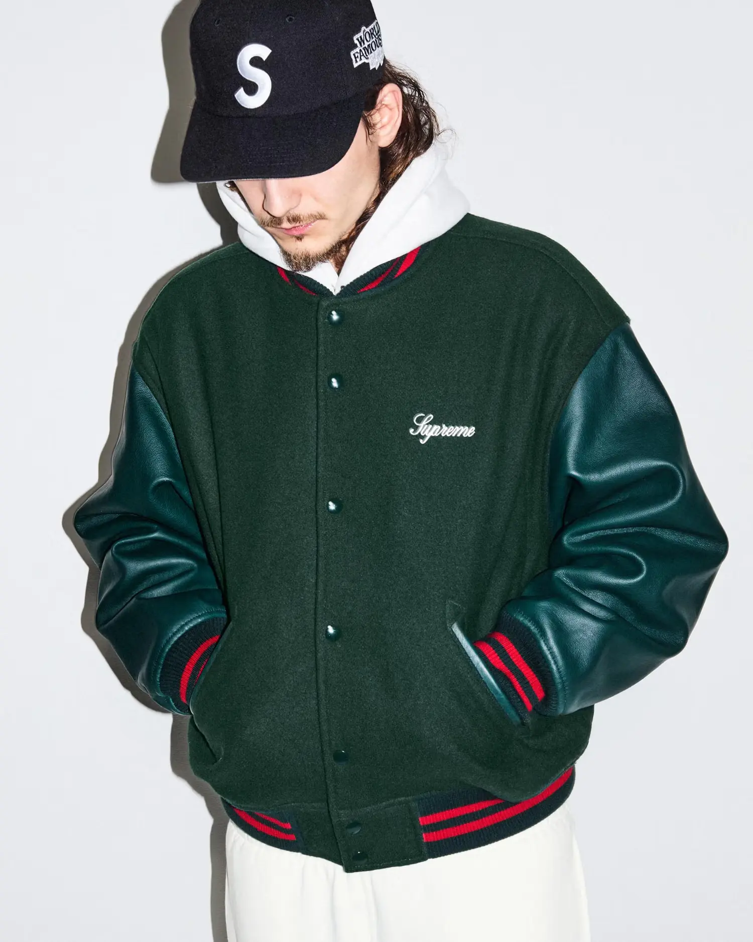 Supreme Supreme Cross Varsity Jacket