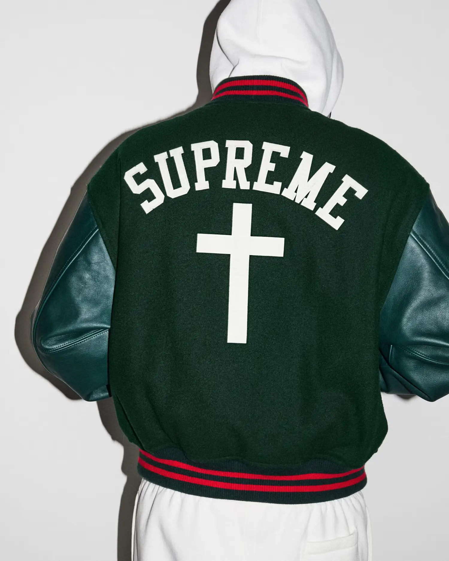 Supreme Supreme Cross Varsity Jacket