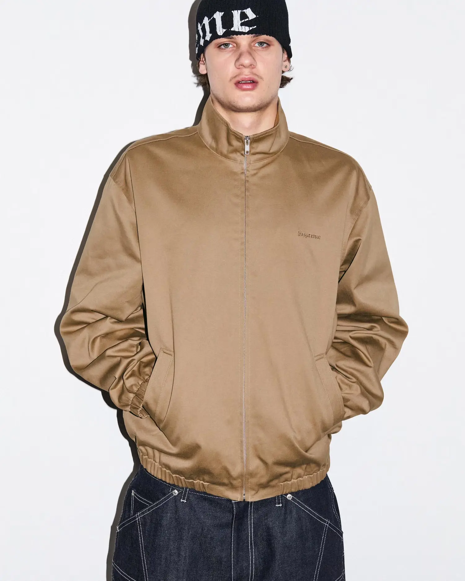 Supreme Contrast Stitch Double Knee Painter Jean