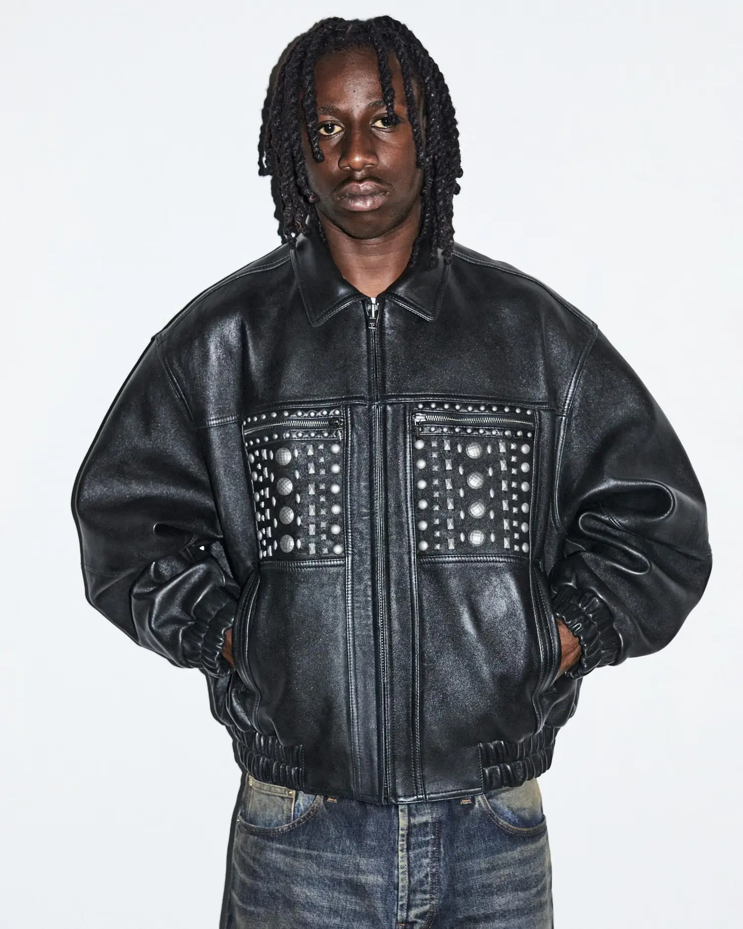 Supreme Supreme Distressed Loose Fit Selvedge Jean