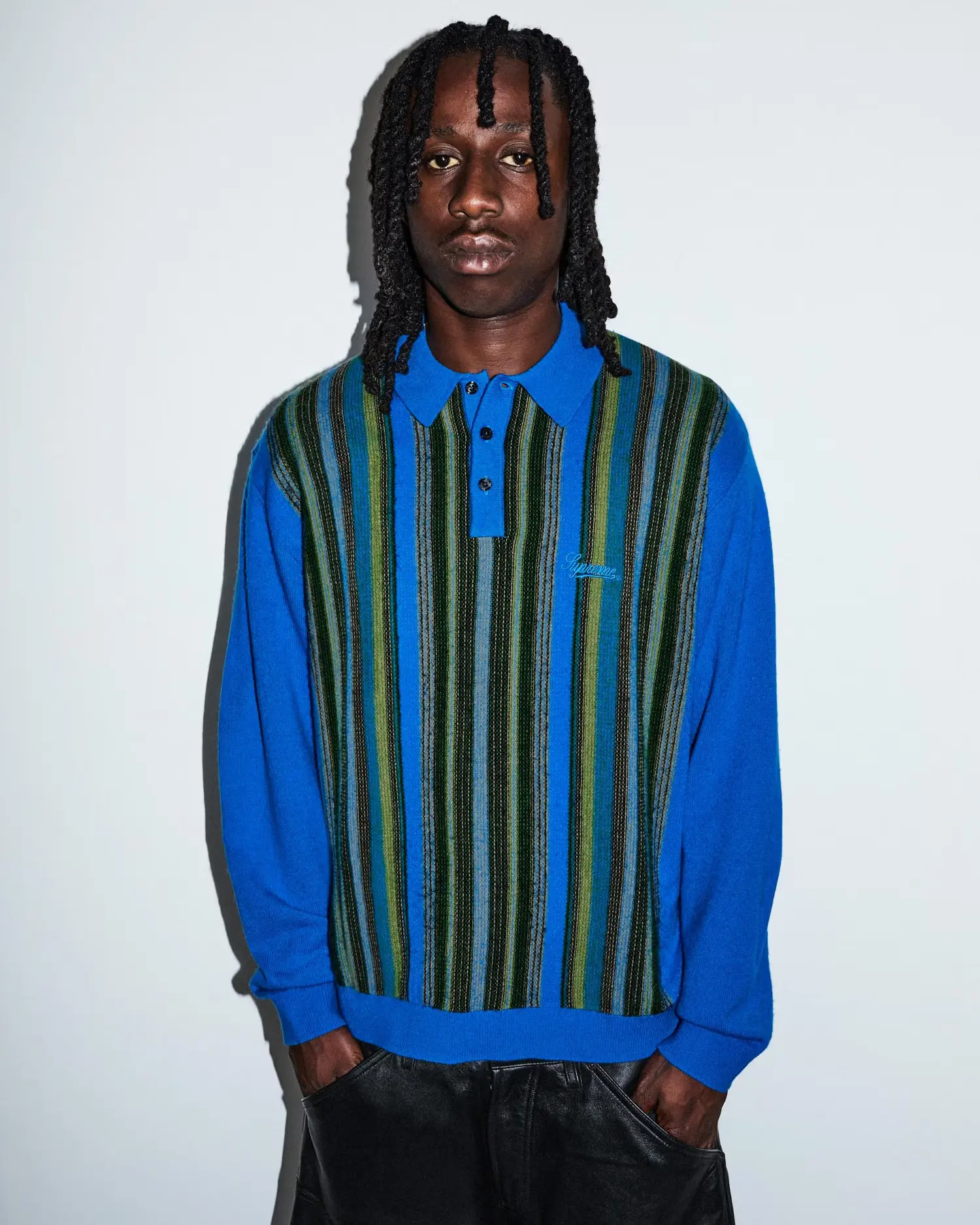 Supreme Leather Double Knee Painter Short