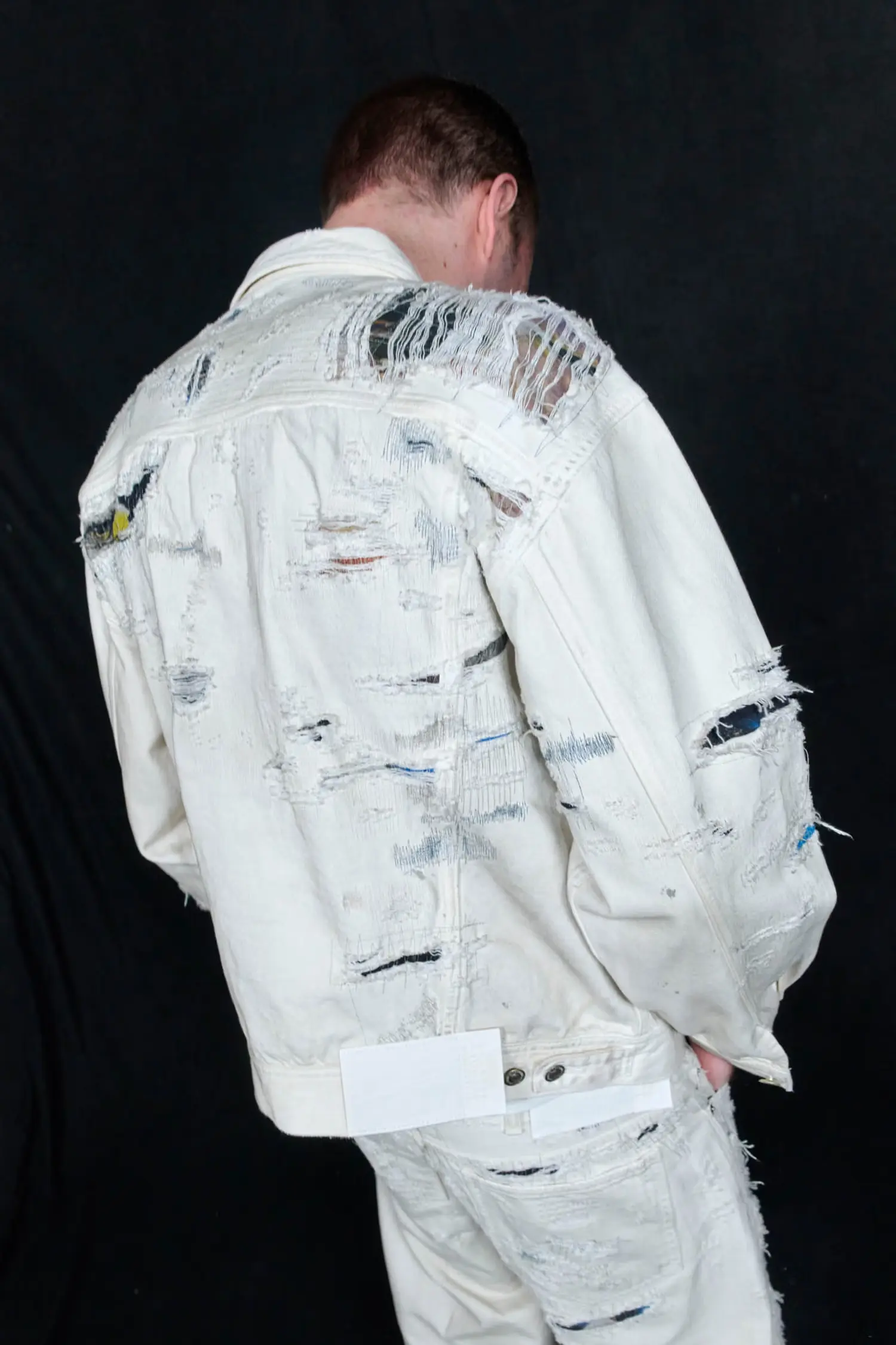 Supreme Supreme Supreme®/MM6 Maison Margiela Distressed Loose Fit Selvedge Jean