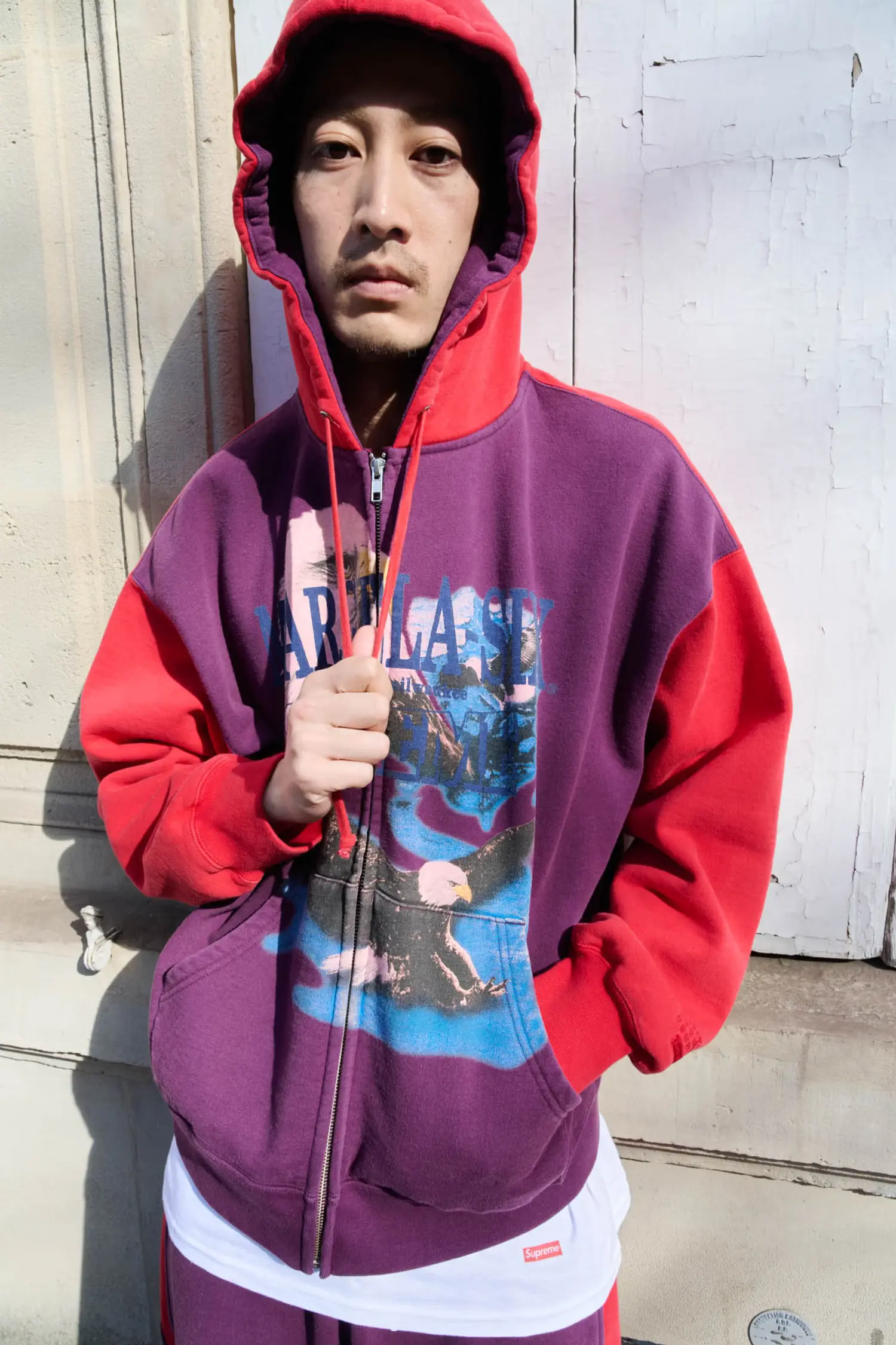 Supreme Supreme Supreme®/MM6 Maison Margiela Eagle Zip Up Hooded Sweatshirt