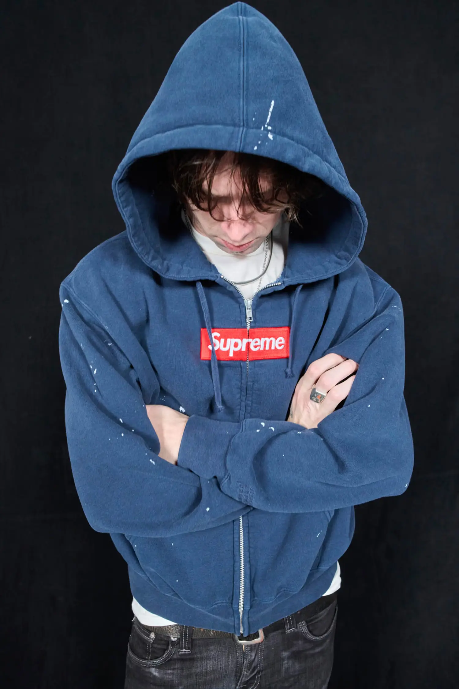 Supreme Supreme Supreme®/MM6 Maison Margiela Box Logo Zip Up Hooded Sweatshirt
