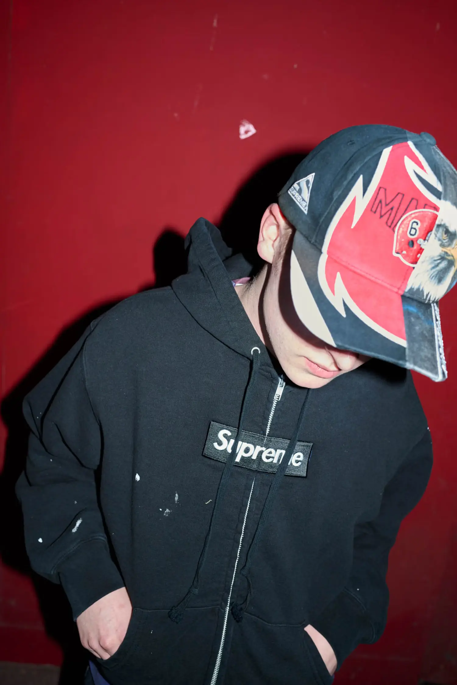 Supreme Supreme Supreme®/MM6 Maison Margiela Box Logo Zip Up Hooded Sweatshirt