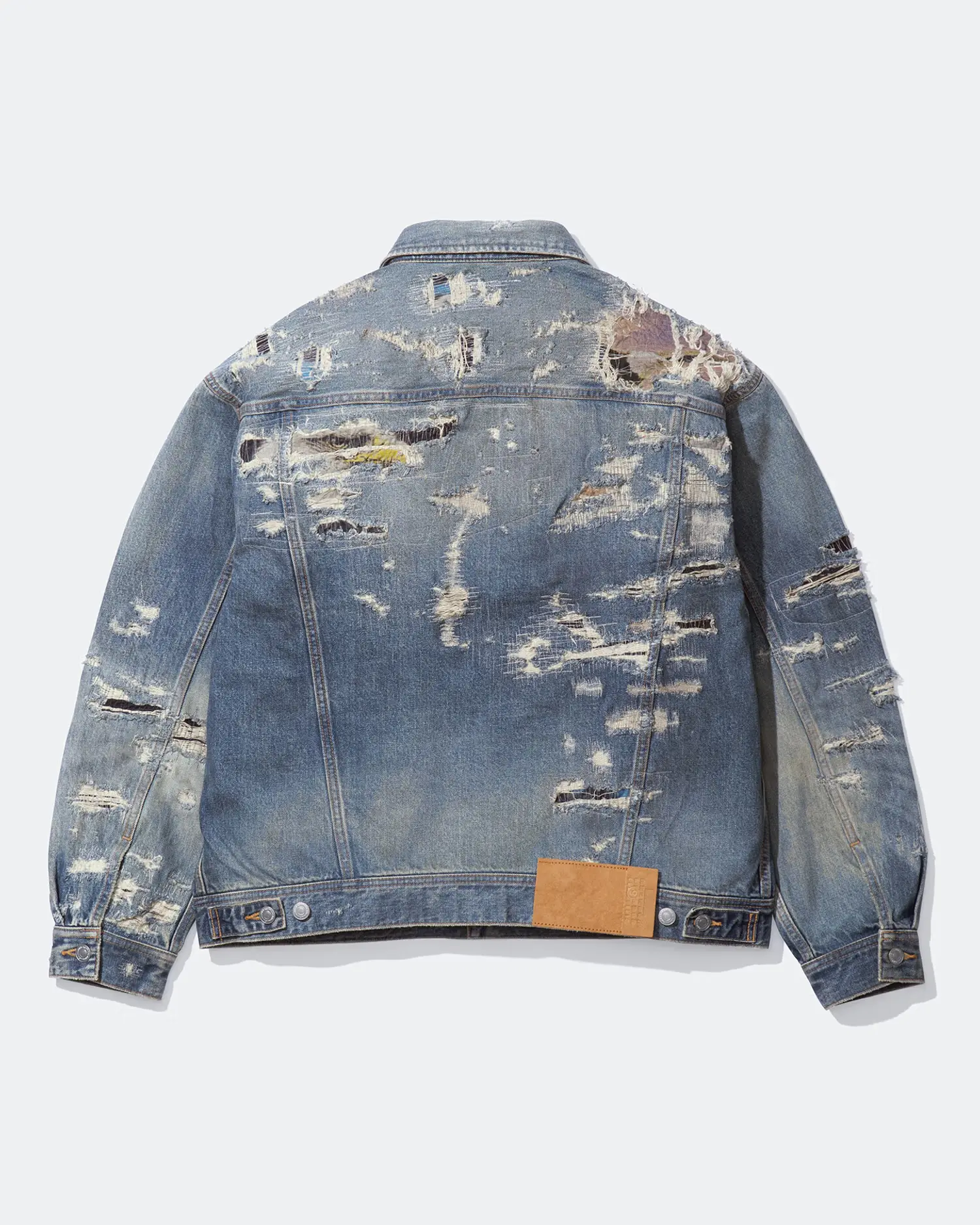 Supreme Supreme®/MM6 Maison Margiela Distressed Selvedge Denim Trucker Jacket